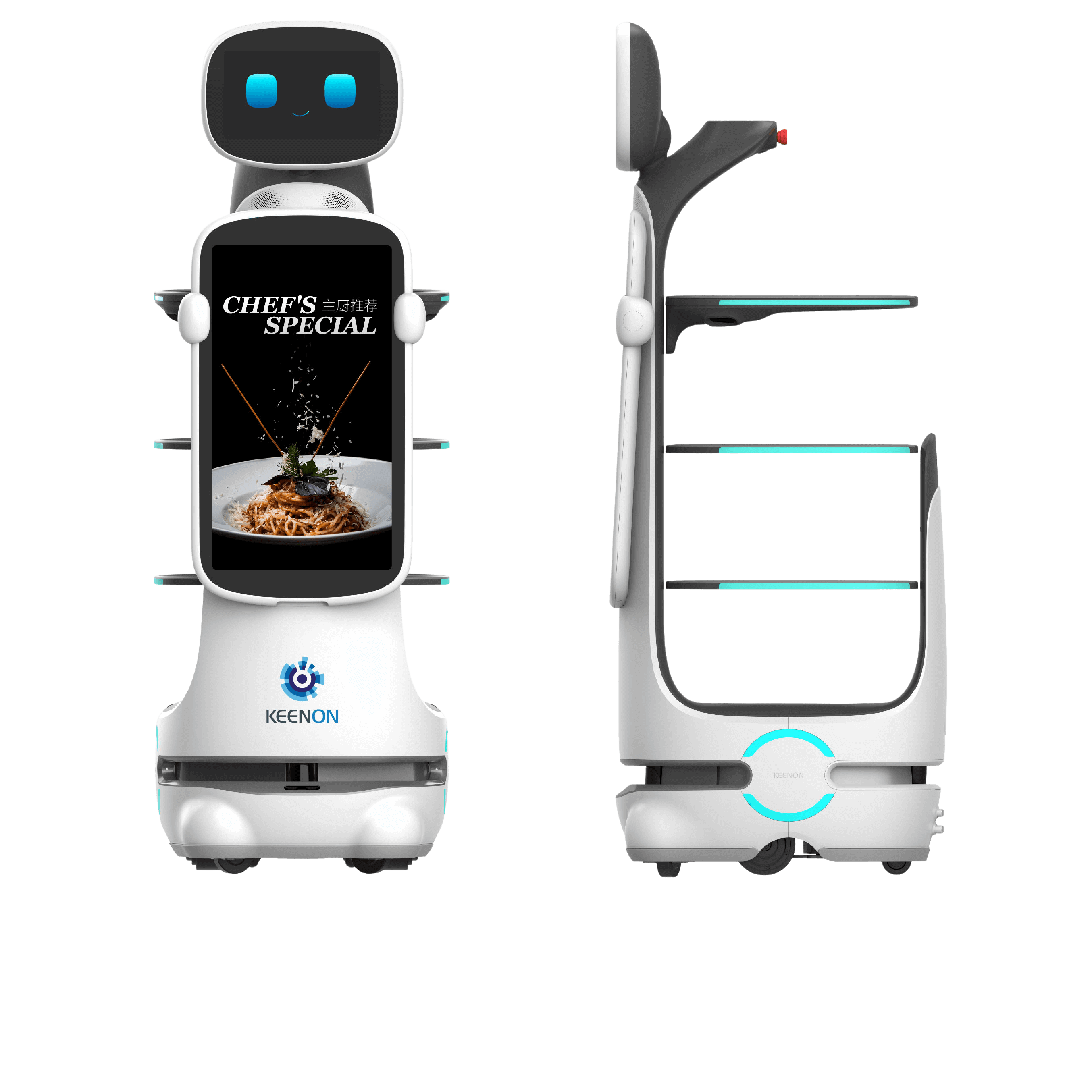 DinerBot T10 reklame og sampling robot for butikker